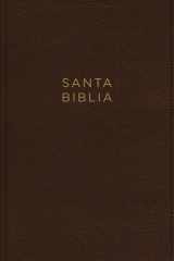 NBLA, Santa Biblia, Ultrafina, Letra Grande, Tamaño Manual, Leathersoft, Café, Palabras de Jesús en Rojo cover image