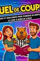 Duel de Couple, Jeux et Challenges pour s'amuser en couple. Le livre à remplir à deux.: Qui va gagner ? Défis amoureux drôles. Cadeau pour renforcer la complicité. (French Edition) cover image
