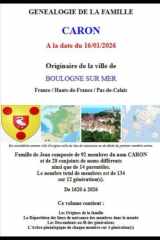 Généalogie CARON Arbres des membres (French Edition) cover image