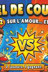 Duel de couples: Le duel des amoureux – Jeu de quiz pour couples adultes, pour se défier autour de l’amour et de l’intimité (French Edition) cover image