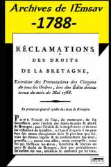 Réclamations des droits de la Bretagne: Archives de l'Emsav -1788- (French Edition) cover image