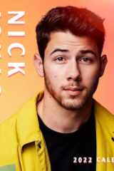 Nick Jonas 2022 Calendar Squared Monthly Calendar Mini Planner 12 Months 2022 Bonus September to December 2021 , Singer Pop Music Star Official Photos cover image
