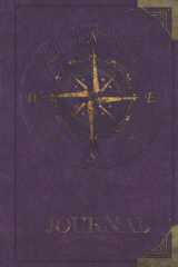 Classic Adventure Journal Notebook Compass Purple: 6x9 | 12 sections | 120 lined pages | 24 Drawing/Sketch Pages cover image
