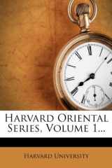 Harvard Oriental Series, Volume 1... (Hindi Edition) cover image