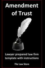 Amendment of Trust Lawyer Prepared Law Firm Template with Instructions cover image