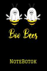 Halloween notebook Boo Bees Couples Notebook Vintage 6"x9" and 120 Lined Paper: Halloween notebook Boo Bees Couples Notebook Vintage 6"x9" and 120 Lined Paper cover image