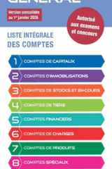 Plan comptable général - Liste intégrale des comptes cover image