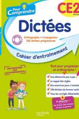 Dictées CE2 - Cahier d'entraînement cover image