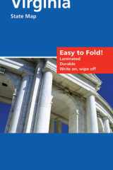 Rand McNally Easy to Fold: Virginia State Laminated Map cover image
