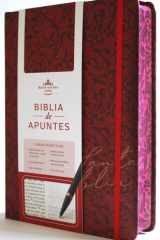 Biblia de Apuntes RVR 1960 Tapa Dura, Vino Tinto (Edición Cantos Pintados) / Spanish Journalling Bible RVR 1960 Hardcover Burgundy cover image