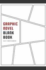 Graphic Novel Blank Book Graphic Novel Book for Adults Teenagers and Kids - Make Your Own Comic Book | Blank Comic Book Template Panel Sketchbook Journal Notebook for Creating Graphic Novels for Teen Boys Girls (Manga Anime Lover Gifts) Minimal Black Whit cover image