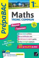 Prépabac Réussir l'examen Maths 1re générale (tronc commun) - Bac 2026 cover image