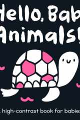 Hello Baby Animals! A high-contrast book for babies cover image