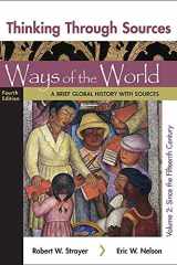 Ways of the World with Sources, Volume 2 A Brief Global History cover image