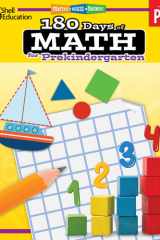 180 Days: Math for Prekindergarten Practice, Assess, Diagnose cover image