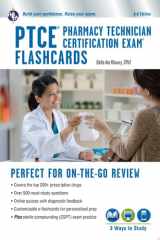 PTCE - Pharmacy Technician Certification Exam Flashcard Ed. Book + Online 3rd. Edition cover image