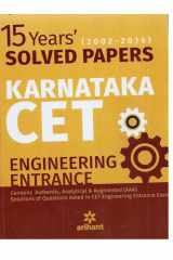15 Years(2002-2016) Solved Papers Karnataka CET Engineering Entrance (Old Edition) [Paperback] Manjula Srivastava cover image