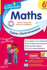 Maths 6e - Cahier d'entraînement cover image
