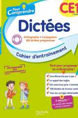 Dictées CE1 - Cahier d'entraînement cover image