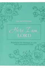366 Devotions Here I Am, Lord, Teal Faux Leather Flexcover cover image