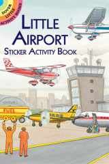 Little Airport Sticker Activity Book cover image