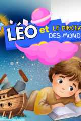 Léo et le Pinceau des Mondes: Le voyage extraordinaire au pays des couleurs perdues (French Edition) cover image