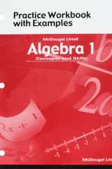 Algebra 1: Concepts and Skills Practice Workbook with Examples cover image