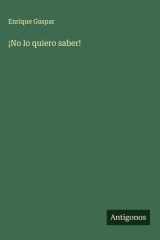 ¡No lo quiero saber! cover image