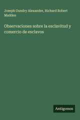 Observaciones sobre la esclavitud y comercio de esclavos cover image
