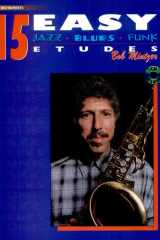 15 Easy Jazz, Blues & Funk Etudes E-Flat Instrument, Book & Online Audio cover image