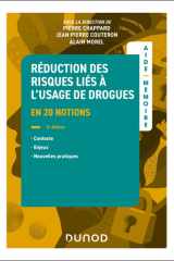 Aide-mémoire - Réduction des risques liés à l'usage de drogues - 2e éd.: en 20 notions cover image