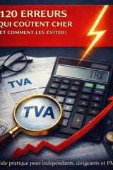 TVA BELGE 120 ERREURS QUI COÛTENT CHER (ET COMMENT LES ÉVITER): Le guide exhaustif des 120 erreurs de TVA les plus coûteuses en Belgique. Guide ... dirigeants et PME (French Edition) cover image