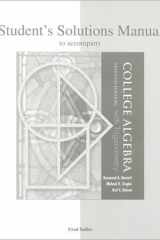 Student's Solutions Manual to Accompany College Algebra with Trigonometry cover image