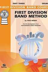 First Division Band Method, Part 3 Drums cover image