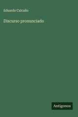 Discurso pronunciado cover image