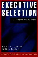 Executive Selection A Systematic Approach for Success - A Center for Creative Leadership Book cover image