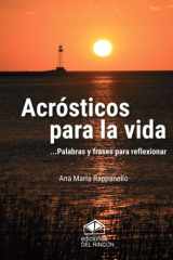 Acrósticos para la Vida: Palabras y frases para reflexionar (Spanish Edition) cover image