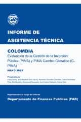 Colombia Informe de asistencia técnica-Evaluación de la Gestión de la Inversión Pública (PIMA) y PIMA Cambio Climático (C-PIMA) cover image