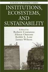 Institutions, Ecosystems and Sustainability cover image