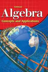 Algebra: Concepts and Applications, Study Guide Workbook cover image