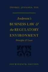 Anderson's Business Law and The Regulatory Environment: Principles and Cases cover image