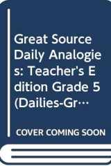 Great Source Daily Analogies Teacher's Manual Grade 5 2000 2000 cover image