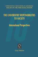 Universities' Responsibilities to Society International Perspectives cover image