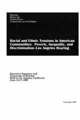 Racial and Ethnic Tensions in American Communities Poverty, Inequality and Discrimination cover image