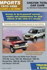 Imports Trucks and SUVs, 1970-1998 cover image