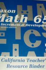 Saxon Math 65 2e Teacher Resource Binder cover image