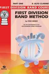 First Division Band Method, Part 1 E-Flat Alto Clarinet cover image