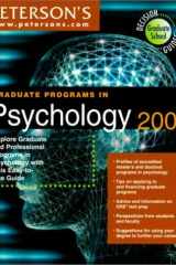 Graduate Programs in Psychology 2001 cover image