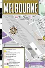 Streetwise Melbourne Map - Laminated City Center Street Map of Melbourne, Australia - Folding pocket size travel map cover image