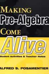 Making Pre-Algebra Come Alive Student Activities and Teacher Notes cover image